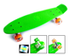 Скейт Пенни борд Penny Light Green для детей и подростков светящиеся колеса 55х15 - изображение 1