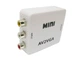 Конвертер адаптер с AV RCA тюльпаны на VGA питание и аудио Noname AV2VGA белый - изображение 4