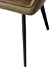 Стул для кухни и гостиной поворотный Vetro Mebel R-63 Капучино (R-63-cappuccino/ black) - изображение 9