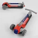 Самокат Best Scooter оранжевый, трехколесный, складной руль, бесшумные колеса со светом RS-9119 - изображение 7