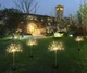 Светодиодный светильник Фейерверк 90 led на солнечной батарее (садовый, 80см, 10 часов работы, 2 режима) - изображение 2