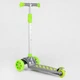 Самокат триколісний Best Scooter LK-70111 (світло деки, коліс та дисків, знімне кермо, передні колеса PU 120х35мм, задні колеса PU 80х30мм) - зображення 5