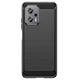 Силіконовий (TPU) чохол UniCase Carbon для Xiaomi Poco X4 GT - Black - зображення 2