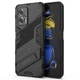 Защитный чехол с подставкой Deexe Bibercas для Xiaomi Poco X4 GT - Black - изображение 1