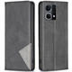 Чохол-книжка з кишеньками UniCase Geometric Pattern для OPPO Reno 7 - Black - зображення 1