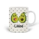 Кружка Лайк Авокадо (Likee Avocado) (20259-1031) Керамика Белый - изображение 3