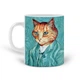 Кружка Вінсент Ван Гог Кіт (Vincent van Gogh Cat) (20259-2959) Кераміка Білий - зображення 1