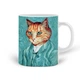 Кружка Вінсент Ван Гог Кіт (Vincent van Gogh Cat) (20259-2959) Кераміка Білий - зображення 3