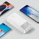 Павербанк 30000 mAh 15W 3A PowerBank с быстрой зарядкой Baseus Bipow Digital Display Портативный аккумулятор внешний аккумулятор 2USB/1Type-C. QC (PPDML-K02) White - изображение 10