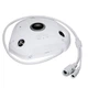 Мини ip камера для видеонаблюдения Рыбий глаз Wi-Fi Action Camera VR Cam Fish-Eye панорамная потолочная 360° White - изображение 5