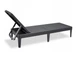 Шезлонг пластиковый Keter Jaipur Sun lounger Графит - изображение 4