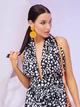 Комбинезон женский ISSA PLUS 13382 S Черный (issa2007682222308) - изображение 4