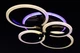 Люстра потолочная LED 26328 Черный 10х39х61 см. - изображение 9