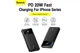 Повербанк портативное зарядное устройство Power Bank Baseus 10000 mAh premium 20W c Led дисплеем карманная компактная стильная батарея Bipow Digital Display Black - изображение 11
