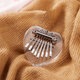 Музыкальный инструмент калимба Mini Kalimba Folem на 8 нот Прозрачная (820-2) - изображение 3