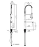 Змішувач для кухні Kraus Artec Pro KPF-1603BG - зображення 8