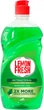 Упаковка жидкости для мытья посуды Sensua Lemon Fresh Зеленый 500 мл х 15 шт (4820167000202) - изображение 2