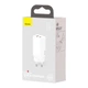Сетевое зарядное устройство на 65 Вт BASEUS GaN2 Lite Quick Charger (1 Type-C ,1 USB, 65W). White - изображение 10