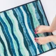 Килимок у ванну кімнату MAC Carpet Taba 316В 40х60 см Бірюзовий - зображення 4