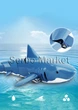 Радиоуправляемая игрушка Акула USB RC пульт на батареях "Shark" модель Z102 (Синий) - изображение 1