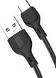 Інтерфейсний кабель XO NB200 2.1Amax USB - TypeC 1m Black (27525) - зображення 1