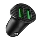 АЗУ Hoco Z39 Farsighted dual port QC3.0 Car charger Black - изображение 1