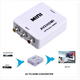 Конвертер RCA (AV) CVBS на HDMI адаптер відео зі звуком 1080P - зображення 1