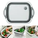 Багатофункціональна обробна дошка друшляк 3в1 Multifunctional Kitchen Gadget - зображення 2