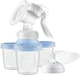 Молоковідсмоктувач механічний Philips Avent Natural Motion 125 мл +3 контейнери SCF430/13 (8710103944010) - зображення 1