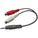 Кабель звуковой AUX 3.5мм папа/2xRCA - 0.2 м Cablexpert CCA-406, стерео - изображение 3