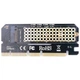 Контролер Maiwo M.2 NVMe M-key SSD 22*30mm, 22*42mm, 22*60mm, 22*80mm to PCI (KT046) - зображення 1