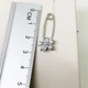 Серебряная брошка-булавка "Бабочка" 1,3 г - изображение 2