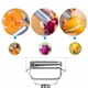 Овочечистка ніж-економка KitchenWare 3в1 на два леза поперечна 18.5 см - зображення 7