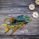 Пазл Деревянный Фигурный GO Puzzle "Сплетни Светской Рыбки" 40х25 см (GO_010) - ПАЗЛ РЫБА - изображение 1