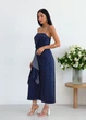 Синій брюки комбінезон в білий горох Keepsake The Label S Fk002310-1 - зображення 4