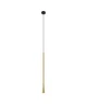 Підвісний світильник Zambelis 20143 Brass - Black Matt 7W 3000K 560Lm Розмір: Ø: 1cm Ø: 3,2cm H: 60cm - зображення 1