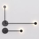 Бра Zambelis 17022 D: 10 H:34 LED, 4000K, 80Lumen/WMetal-Acrylic Black Matt - изображение 2