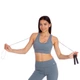 Скакалка скоростная Кроссфит с подшипником и стальным тросом Zelart Esce Sport My Fit 1945 3 м черная - изображение 3