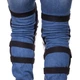 Мотозахист Alpinestars Heroe (коліно, гомілка) MS-4372 Black-Blue-White - зображення 5