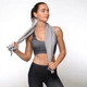 Многофункциональное спортивное полотенце TRAVEL TOWEL HG-LST 60 см x 120 см серое - изображение 2