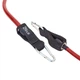Эспандер трубчатый с карабином Record My Fit 1002C-20LB нагрузка 20LB Deep Red - изображение 2