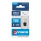 LED автолампа Brevia S-Power W5W 150Lm 5x2835SMD 12/24V CANbus, 2шт - зображення 1