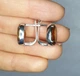 Сережки серебряные с султанитом 6,82 г - изображение 3