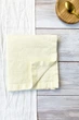 Лляні серветки TouchableLinen 1 шт Молочний 25х25 см - зображення 1
