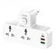 Сетевой фильтр LDNIO SC2311 Разветвитель на 2 розетки 2 USB 3A + Type C Белый - изображение 1