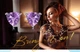Серебряные женские серьги 925 пробы с кристаллами аметиста "La Magic amethyst" - изображение 3