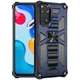 Чехол Shockproof Shield для Xiaomi Redmi Note 11 / Note 11S бампер противоударный с подставкой Blue - изображение 1