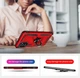 Чехол Shield для Samsung Galaxy M52 / M526 бампер противоударный с подставкой Red - изображение 3