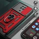 Чехол Hide Shield для Nokia G10 бампер противоударный с подставкой Red - изображение 5