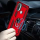 Чехол Shield для Motorola Moto E20 / E40 противоударный Бампер с подставкой Red - изображение 2